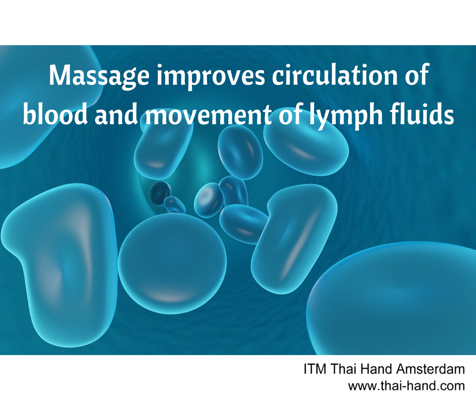 6 Massage improves circulation of blood and movement of lymph fluids