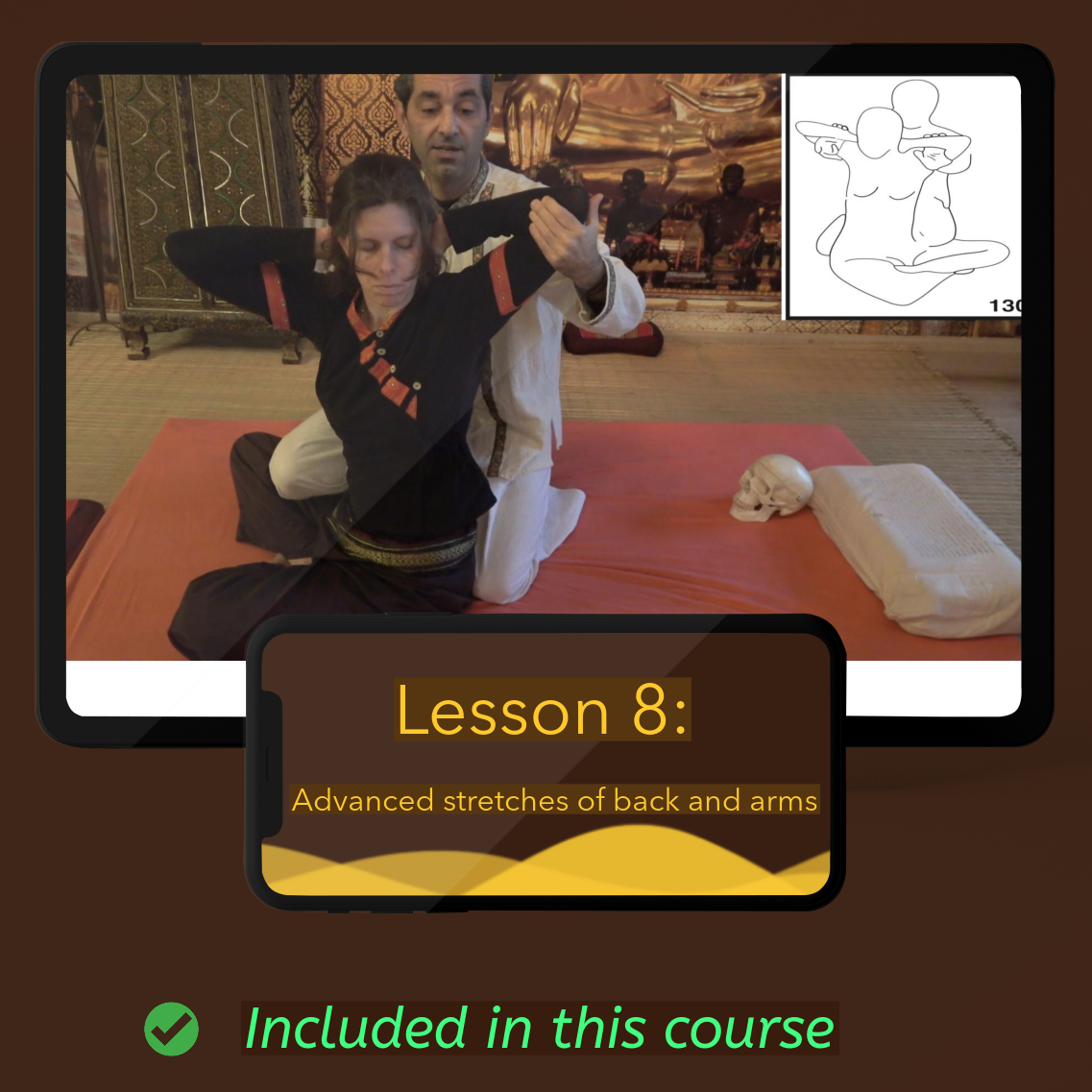 Level 2 - Lesson 8 Advanced stretches of back and arms