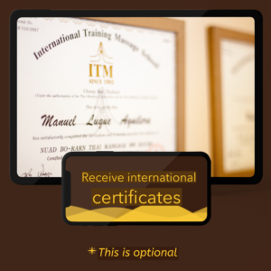 Receive internationally recognized certificates