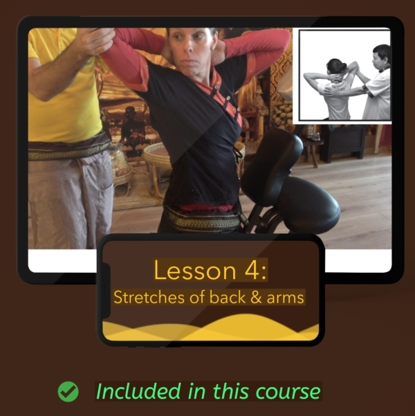 Thai Chair Massage Course - Lesson 4