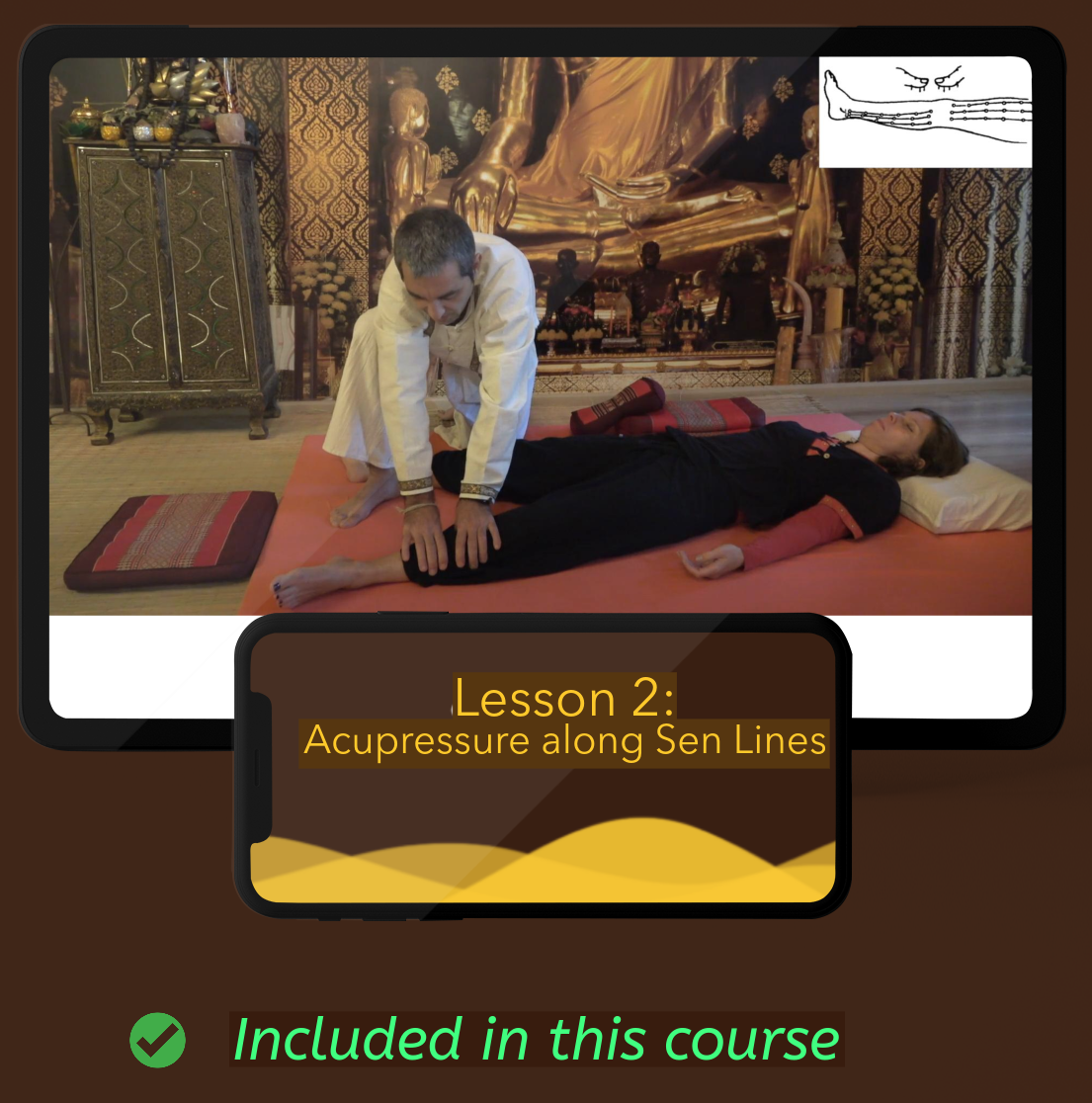 Thai Yoga Massage Online Course Level 1 - Lesson 2