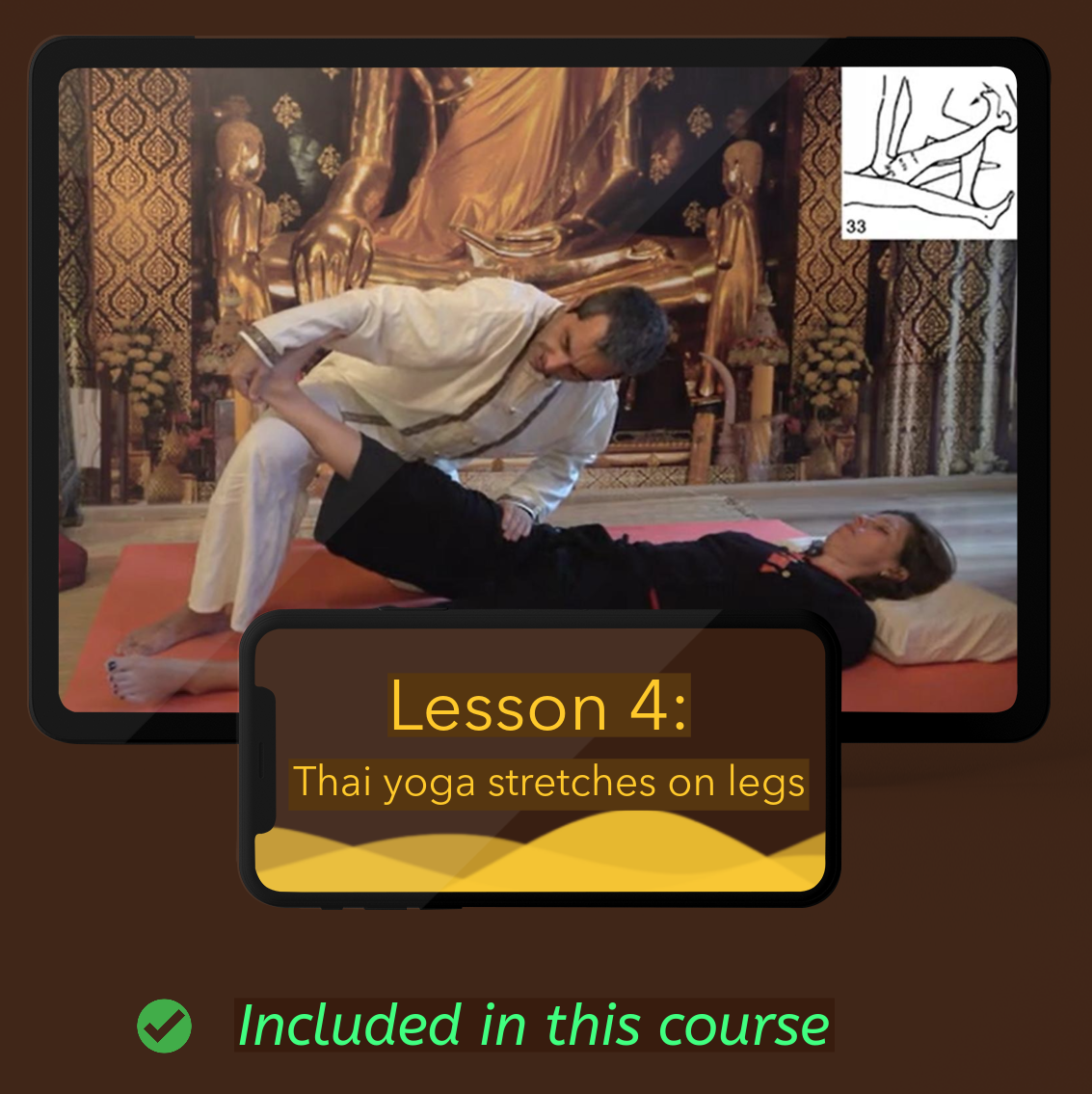 Thai Yoga Massage Online Course Level 1 - Lesson 4