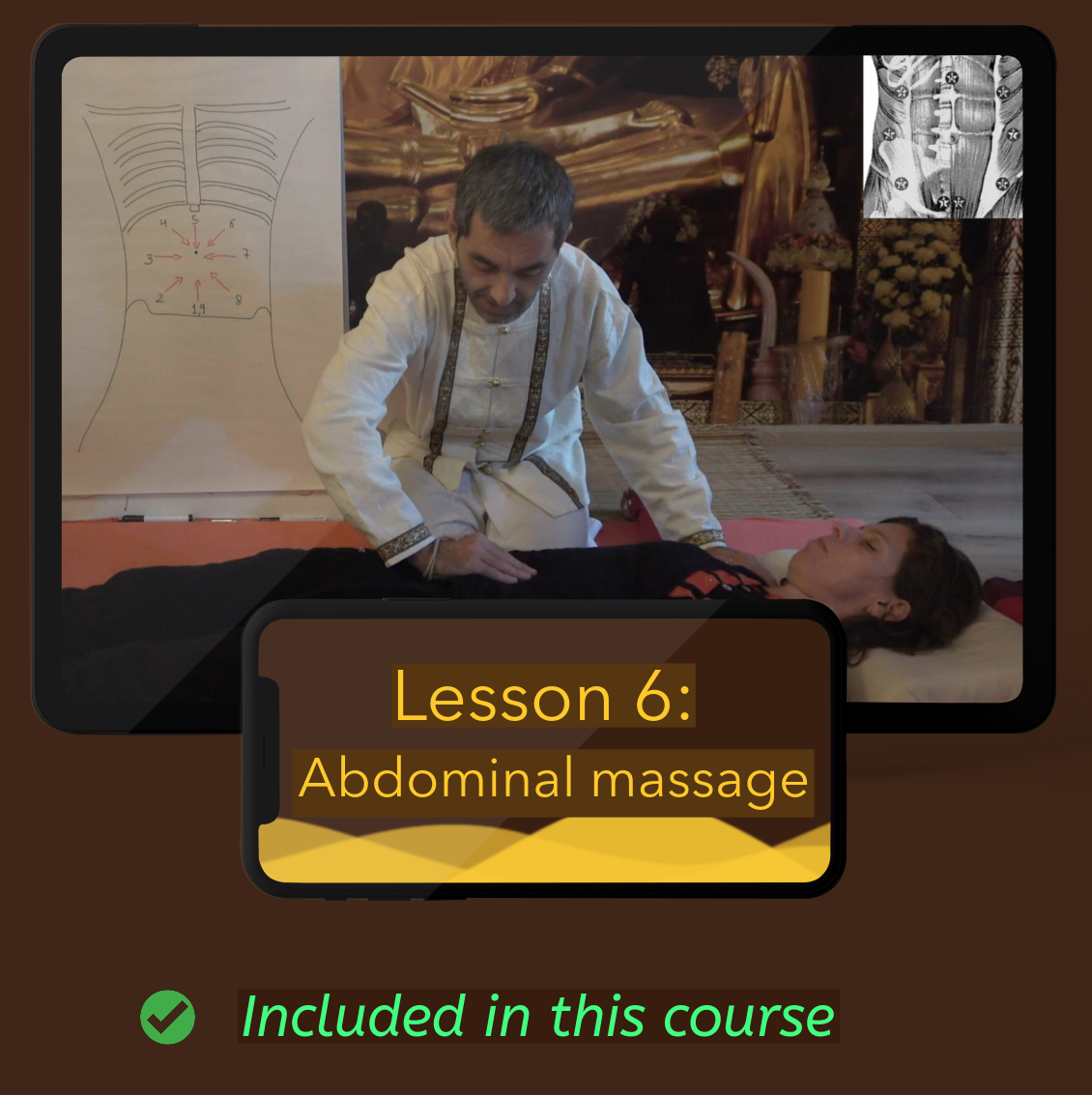 Thai Yoga Massage Online Course Level 1 - Lesson 6